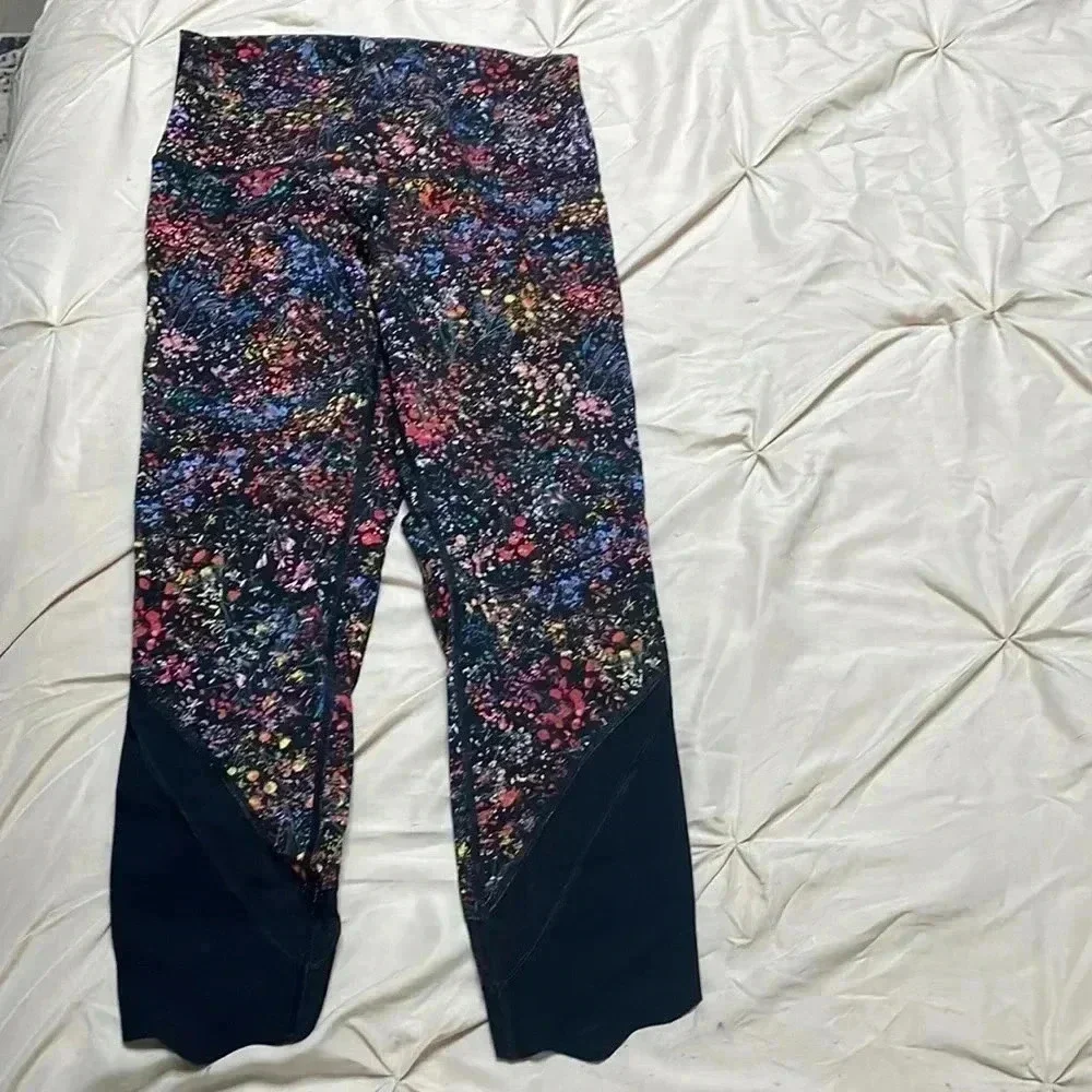 Lululemon Wunder under high-rise, roll down crop 11 25”